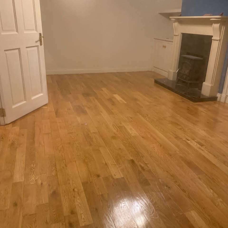 Freshly painted interior room in Dundalk home
