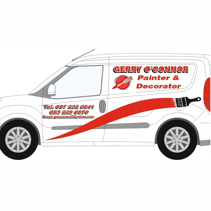 Gerry O'Connor Painter and Decorator van in Dundalk
